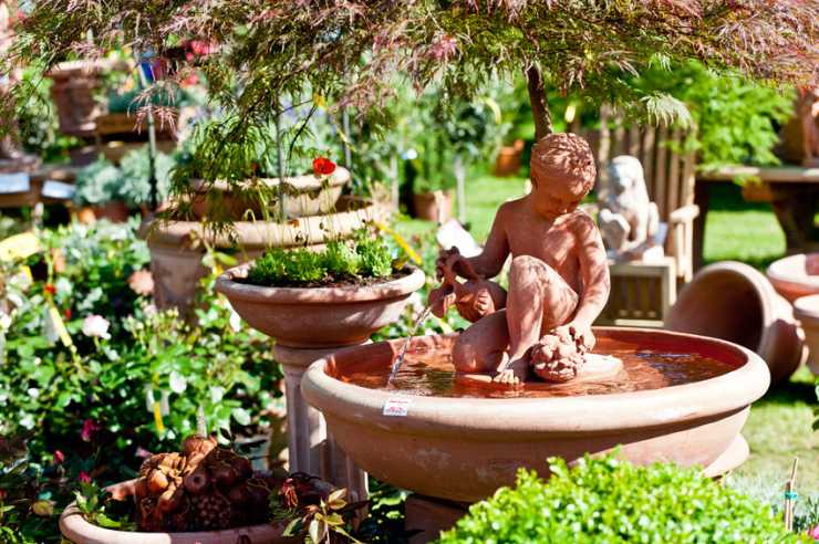 Terracotta Italien Impruneta frostfest